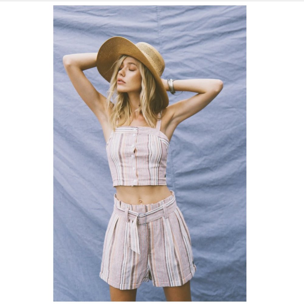 Linen Short Set